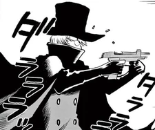 Martin firing pistol