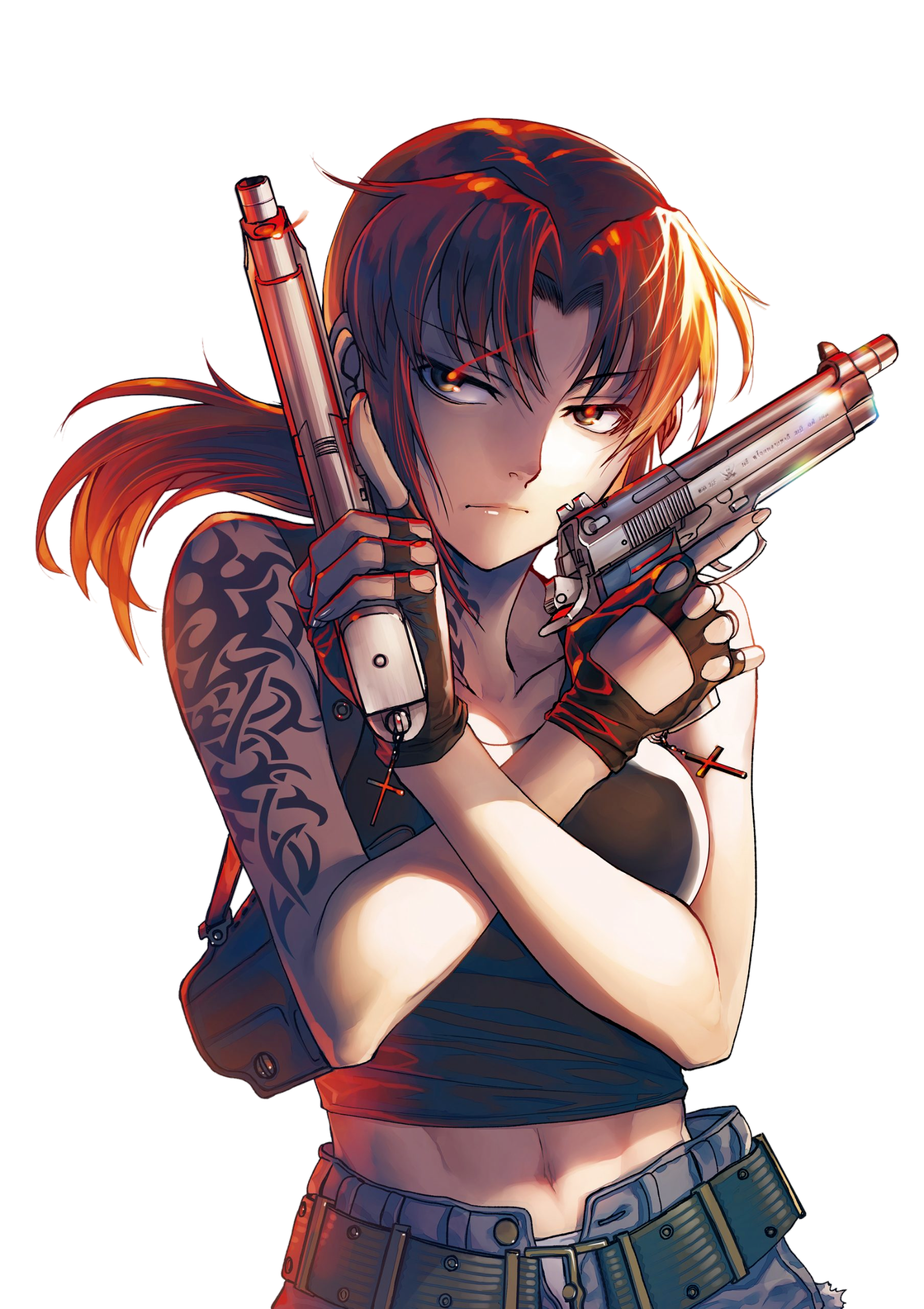 prompthunt: style of madhouse anime, revy from black lagoon