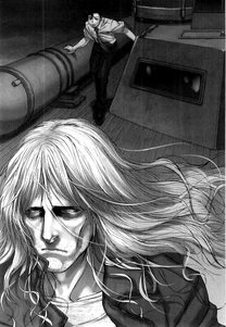 Rock finding Stan on the deck