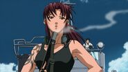 Rock amazed by Revy's skills (episode 3)