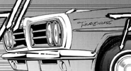 Tempest emblem on the left fender in Chapter 109