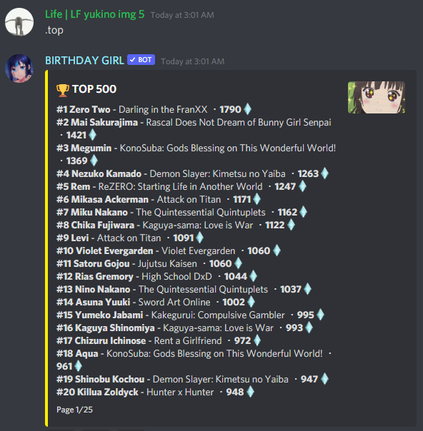 Olá, começamos a nossa 4° fase do evento The Best Waifu, corre no nosso  discord para votar na waifu que permanecerá no confronto, pois a que tiver  menos, By Animes Vision