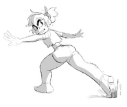 Enid Pose Drawing SB