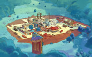 Background designs by Ryan Cecil Smith, background paintings by William Gibbons