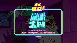 Villains Night In Titlecard