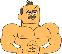 Mr. Gar without his aviator sunglasses and tie.