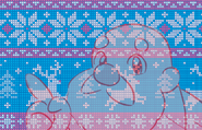 Holiday Pattern Overlay Claus Background