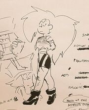 Enid Legends of Mr Gar Drawing