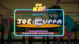 Presenting Joe Cuppa Titlecard