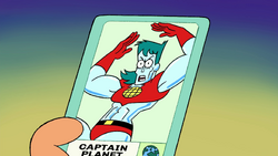 Captain Planet's POW Card