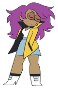 Enid as a model in "Project Ray Way".