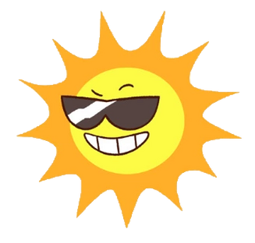 Cool sun with sunglasses deals