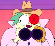 Lord Boxman with a cowboy hat in "Let's Fight to the End"