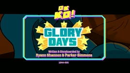 Glory Days Titlecard