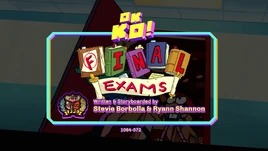 Final Exams Titlecard