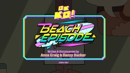 Beach Episode Titlecard