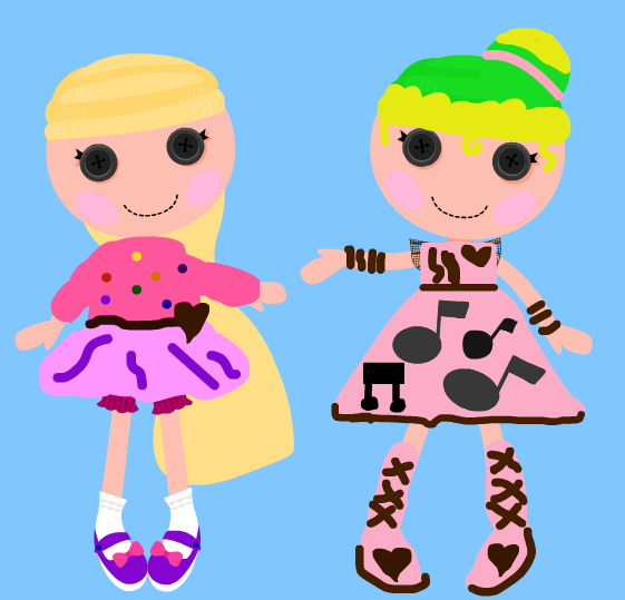 Ms. Lalaloopsy Customized Dolls Valentine's Day 2013 Lalaloopsy