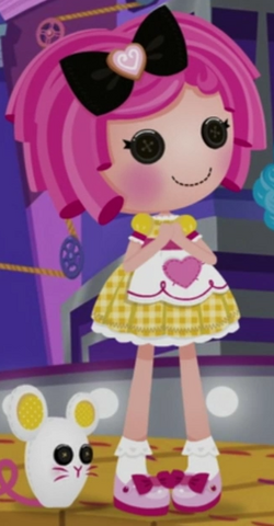 Fantasia Lalaloopsy Crumbs Sugar Cookie Pop Amarela e Rosa