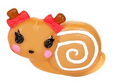 Bun Bun Sticky Icing has a Cinnamon Bun Snail