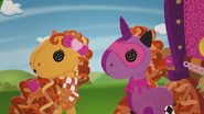 Lalaloopsy ponies the big show checkers & Tangerine