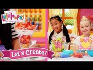 Homemade Princess Cake Cups - Episode 14- Princess Birthday Party Part 2 - Lalaloopsy- Let's Create