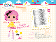 A page from the writers' bible for the Lalaloopsy Nick Jr. Series