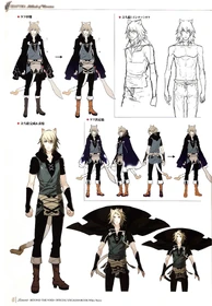 Konoe's full body reference from Lamento White Notes