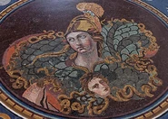 Atenea con la égida.