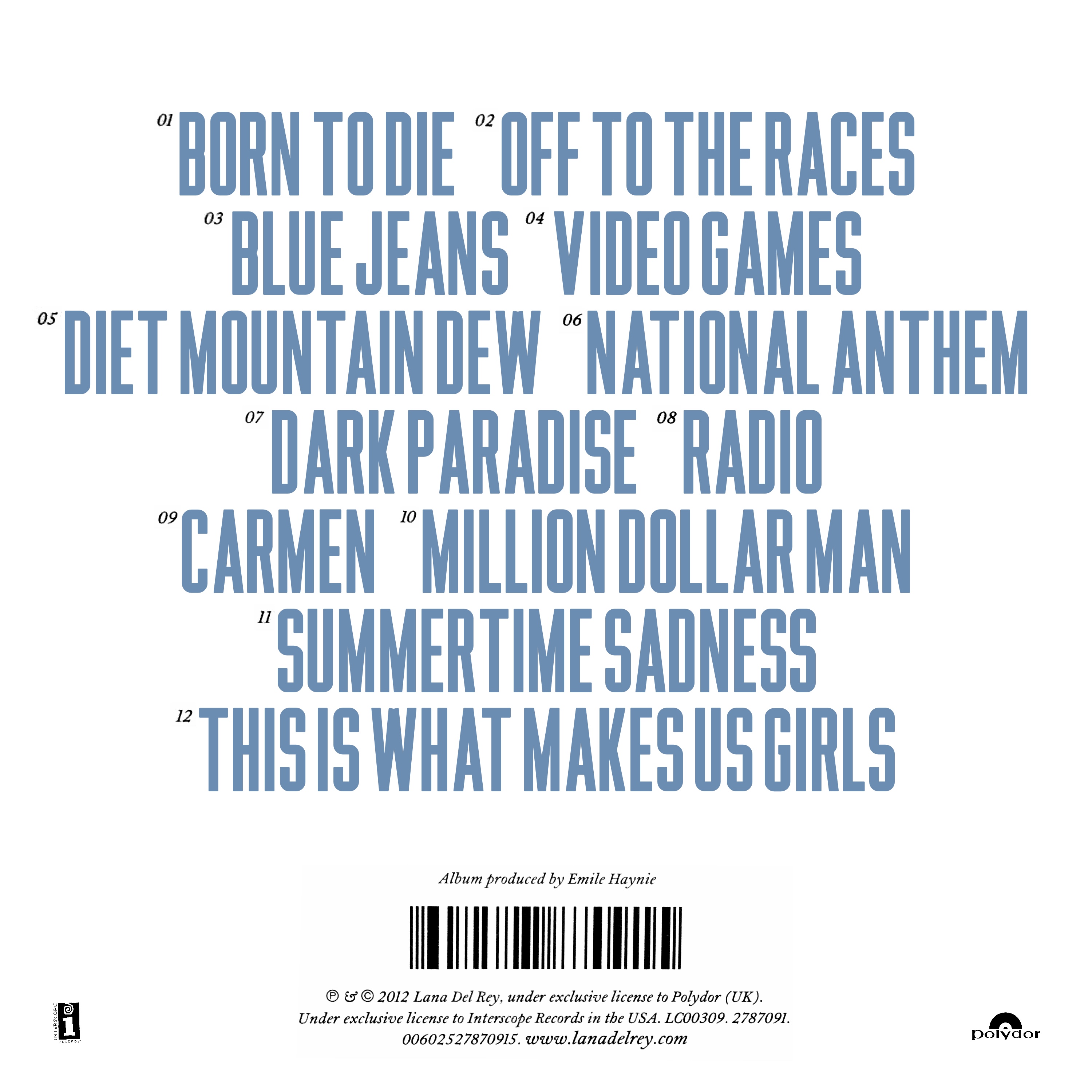 lana del rey album playlist lana del rey album playlist