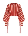 Zimmermann - RS2026RTWC ''Rebellion'' red & cream striped cotton-linen knit cropped sweater.jpg (462 KB) Rebellion