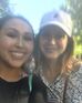 Lana and a fan in Disneyland