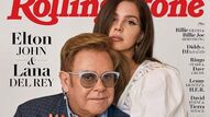 Lana Del Rey & Elton John on the cover of Rolling Stone for Musicians on Musicans