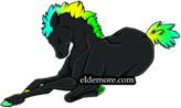 Green Glam Sleipnir Foal