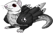 White Ferret Rune Dragon