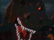 Sharptooth's face