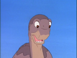 Littlefoot sees that the water has been unlocked