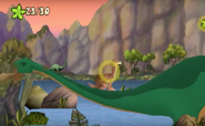 Brontosaurus in The Land Before Time: Big Water Adventure.