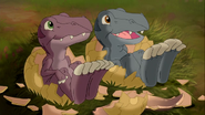 The other two fast biter babies emerge from their eggs