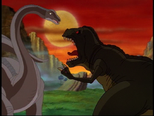 BMMF Sharptooth VS Lone Dinosaur