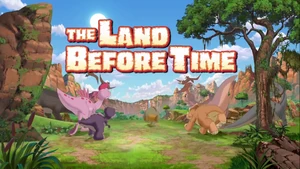 The Land Before Time title, seen at the end of the intro to each episode.