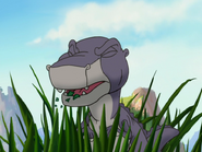 Chomper accidentally eats green food while playing tag