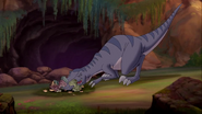 Sharptooth Mom and her newborn children bond