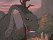 "It's not a trick, Littlefoot. All longnecks can do it."