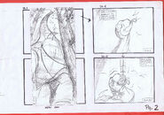 The Land Before Time 1988 Production Storyboard Copy Page 2 DON BLUTH -SH002