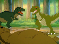 T-rex vs. Giganotosaurus