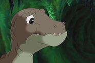 Hyp is surprised by Littlefoot stating that he "might be onto something"