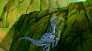 Sharptooth Mom falling