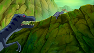 Mutt saves Chomper from the sharptooth