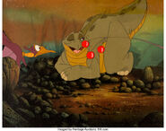 The Land Before Time Spike and Petrie deleted scene