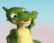 Ducky as she appears in the big water adventure video game.